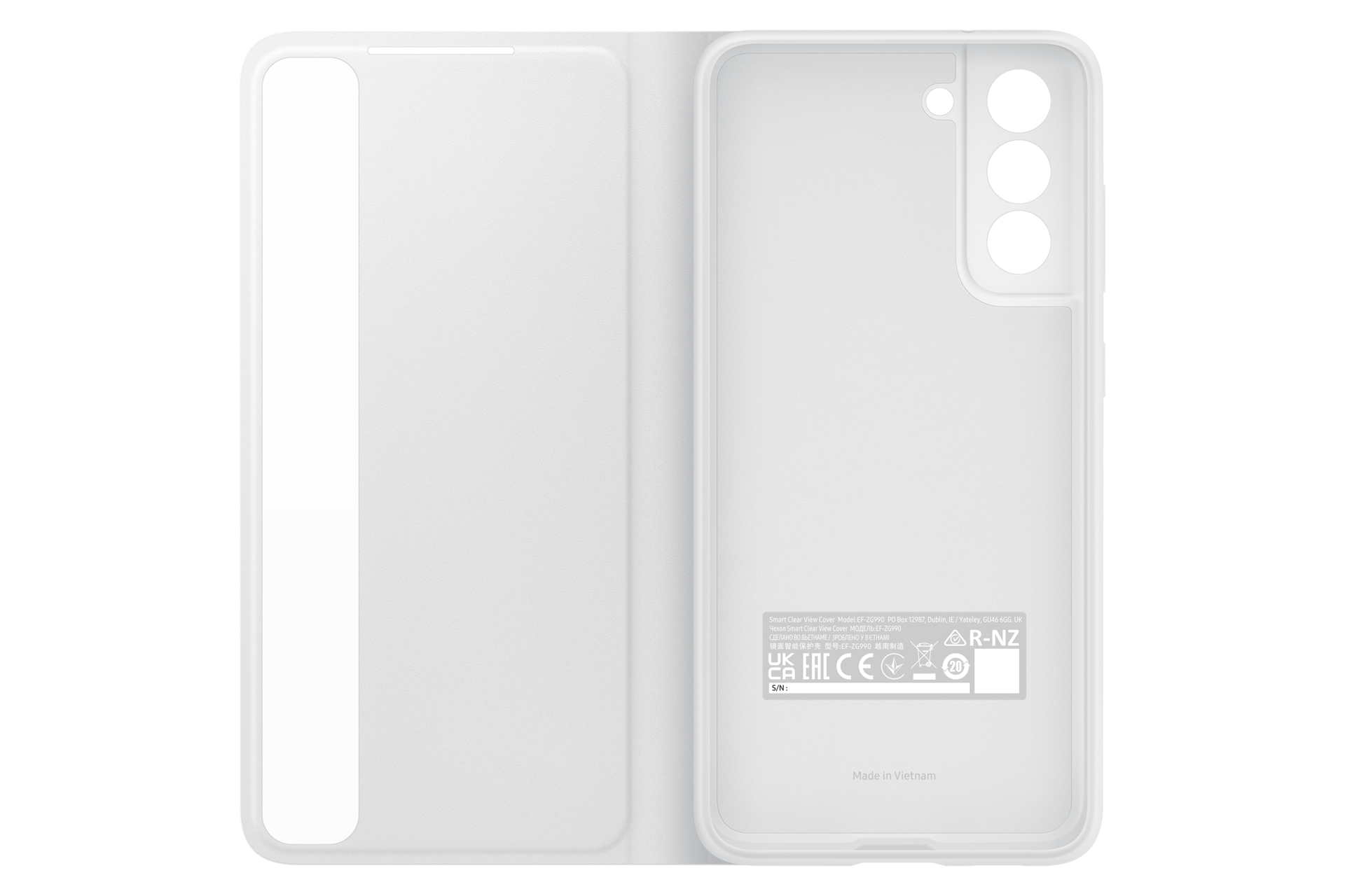 front-open White