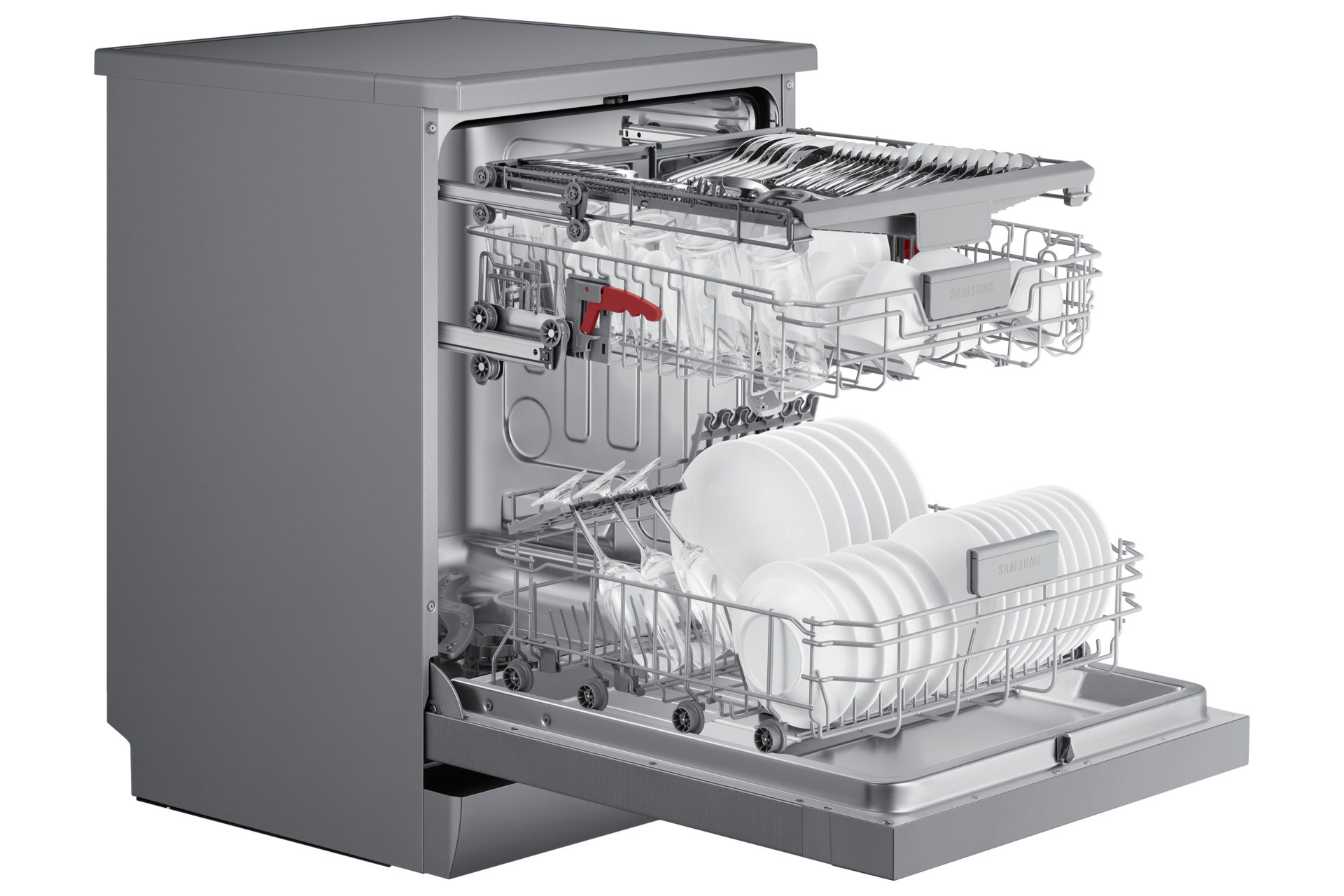DW6500AM EU D Grade  Energy Efficiency  Dishwasher with High Energy Efficiency, Flex Load, Auto Open Dynamic Silver 
