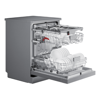 DW6500AM EU D Grade  Energy Efficiency  Dishwasher with High Energy Efficiency, Flex Load, Auto Open Dynamic Silver 