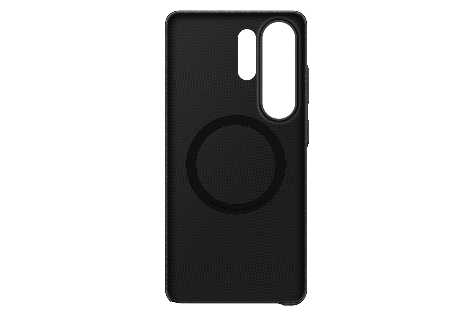 Galaxy S26 Ultra Carbon Magnet Case Back Black 