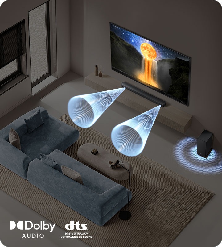 3.1-kanalni Soundbar zvočnik B-serije z nizkotoncem HW-B650F (2025) | Samsung Slovenija