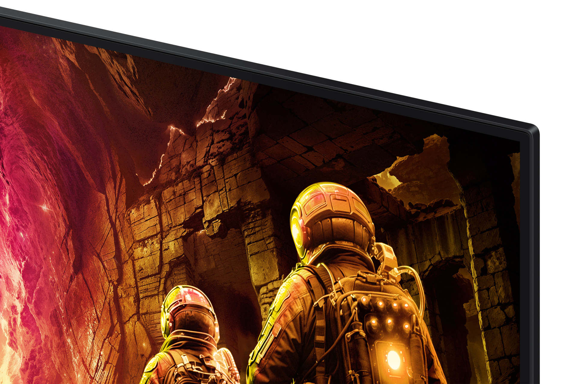 27/32" Odyssey G5 G50F QHD 180Hz Gaming monitor Detail Black 