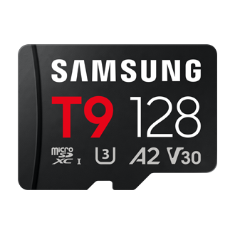 T9 microSD Card microSDXC™ UHS-I Card Front Black 