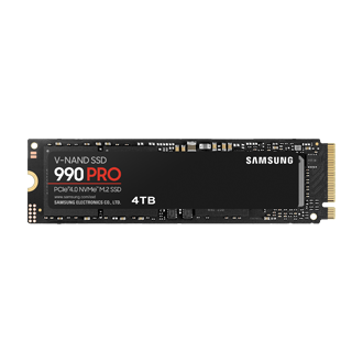 990 PRO PCIe 4.0 M.2 SSD Front Black 