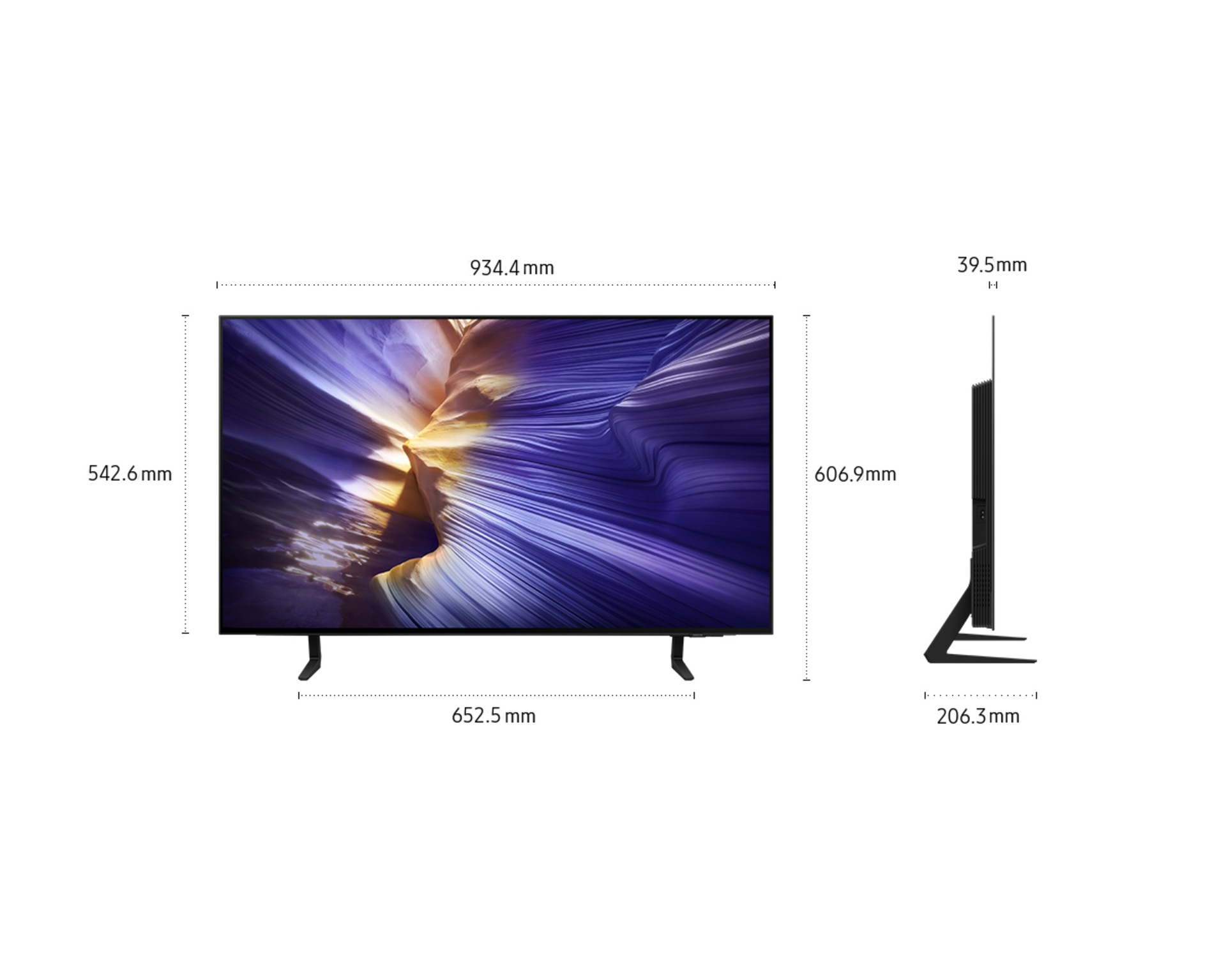 42" OLED S90F 4K Samsung Vision AI Smart TV (2025) Black