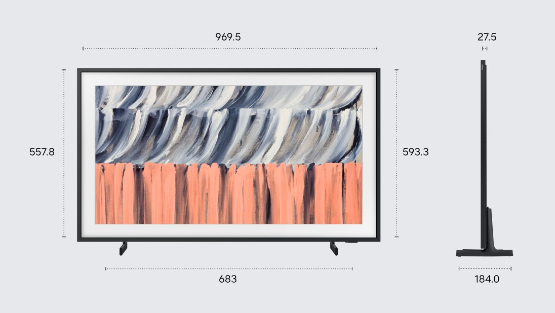 43" The Frame LS03HE 4K Samsung Vision AI Smart TV (2026) Црна