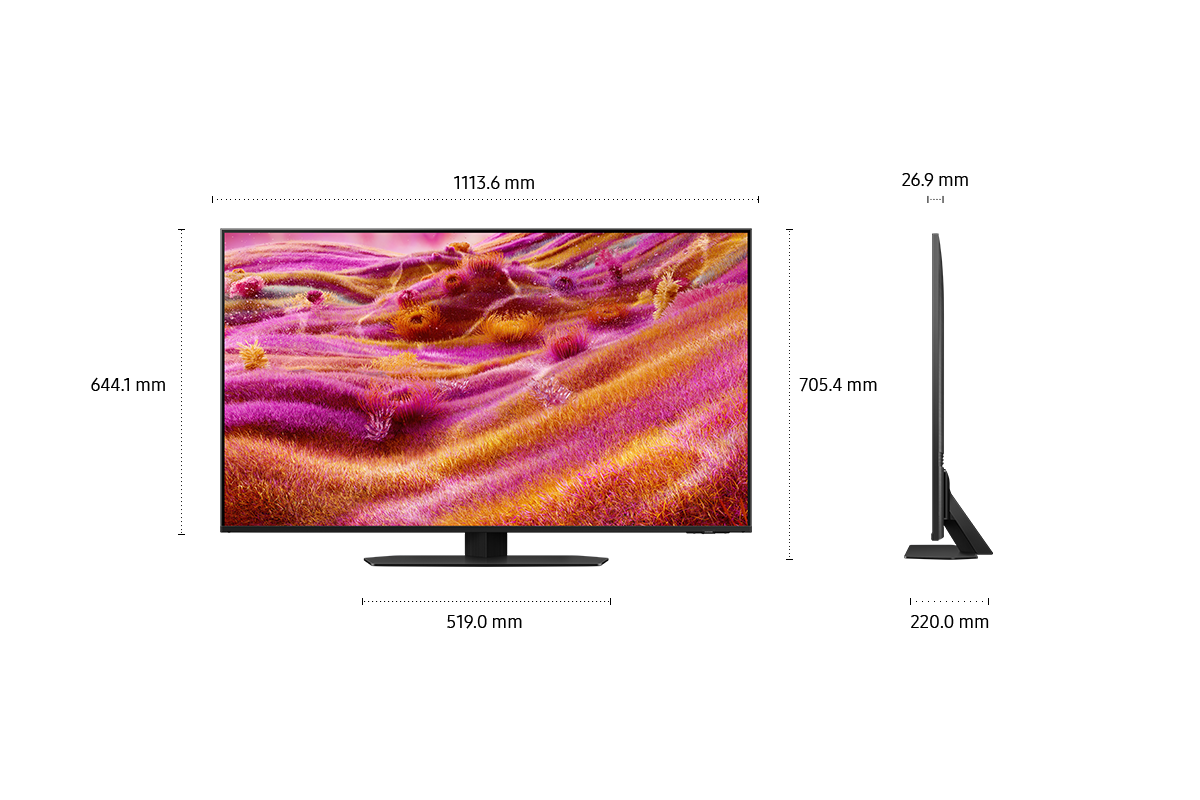 50" Neo QLED QN90F 4K Samsung Vision AI Smart TV (2025) Black