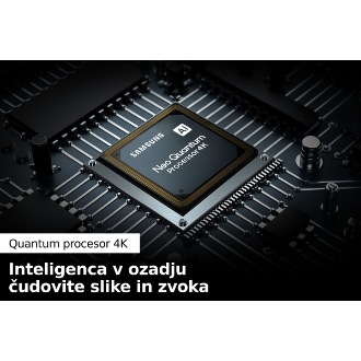 QLED TV Q80B s Samsung zmogljivim Quantum procesorjem 4K izboljša vsebine