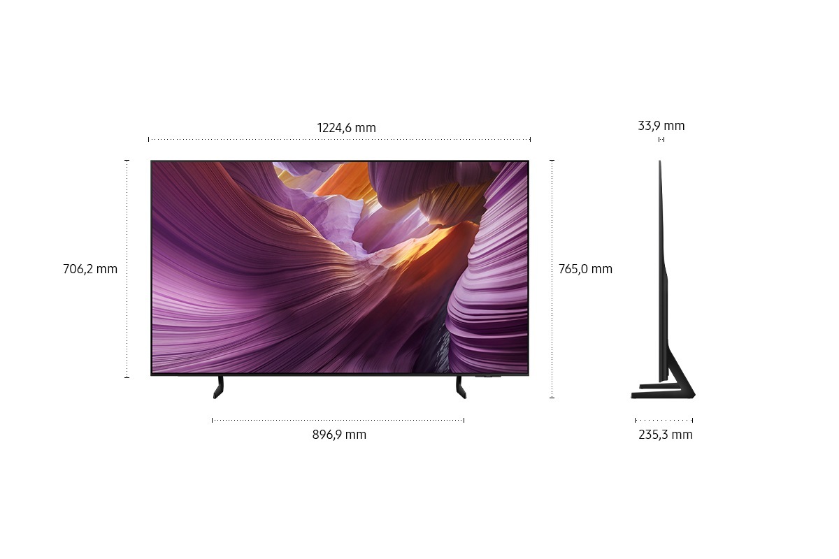 55" OLED S85F 4K Samsung Vision AI Smart TV (2025) Black