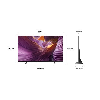 55" OLED S85F 4K Samsung Vision AI Smart TV (2025) Black