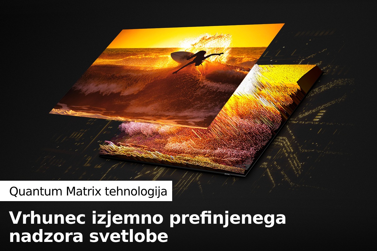 Neo QLED TV QN700B s Quantum Matrix tehnologijo razkrije izjemne podrobnosti, tako v najtemnejših kot v najsvetlejših prizorih.