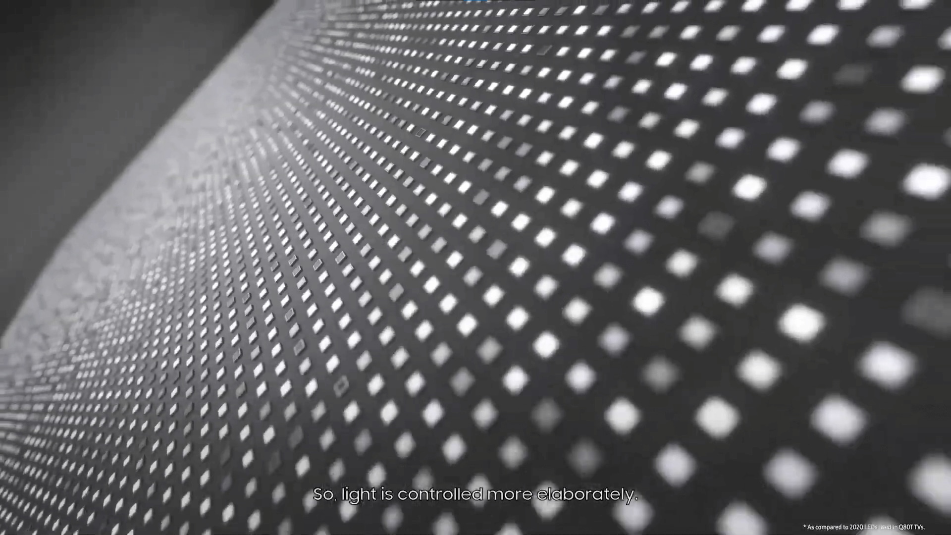 Light from super small Quantum Mini LEDs shoot light through 2 more layers to create the finest picture quality.