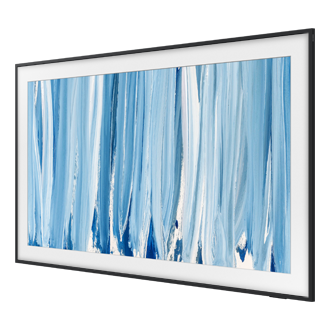 The Frame Pro LS03HW 4K Samsung Vision AI Smart TV (2026) R-Perspective4 Black Modern Frame Design with Wireleess One Connect