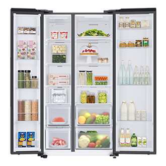 front-open-with-food Black