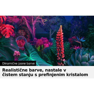 Crystal UHD TV BU8000 z dinamičnimi jasnimi barvami zagotavlja celoten spekter barv