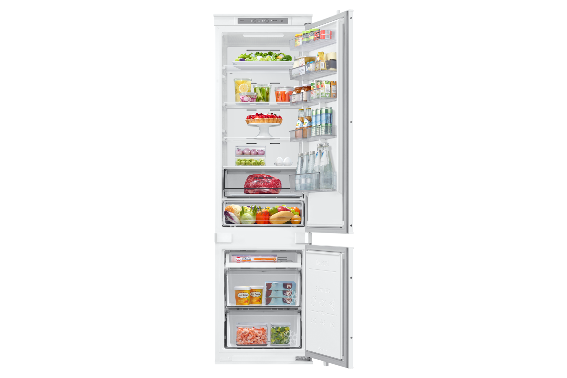 front-open-with-food White