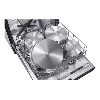 DW90H/24 Freestanding Dishwasher Energy Efficiency and AI Wash ⠀ Detail1 Black 