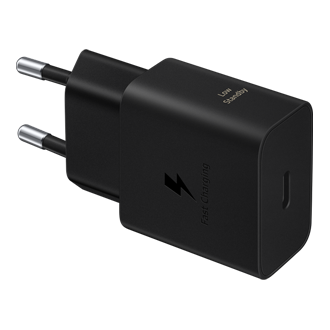 Nabíjací adaptér s USB-C portom (15W) Front Black 