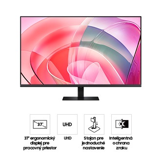37" Viewfinity S7 (S70D) UHD Monitor Čierna