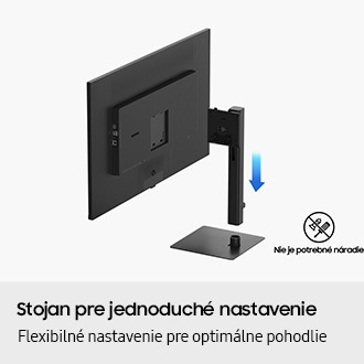 37" Viewfinity S7 (S70D) UHD Monitor Čierna
