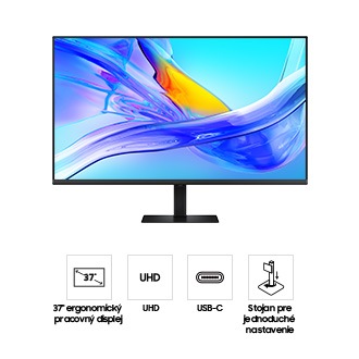 37" Viewfinity S8 (S80UD) UHD Monitor Čierna