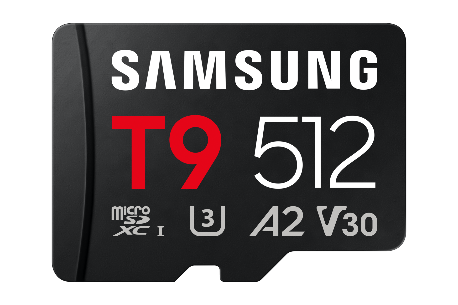 T9 microSD Card microSDXC™ UHS-I Card Front Black 