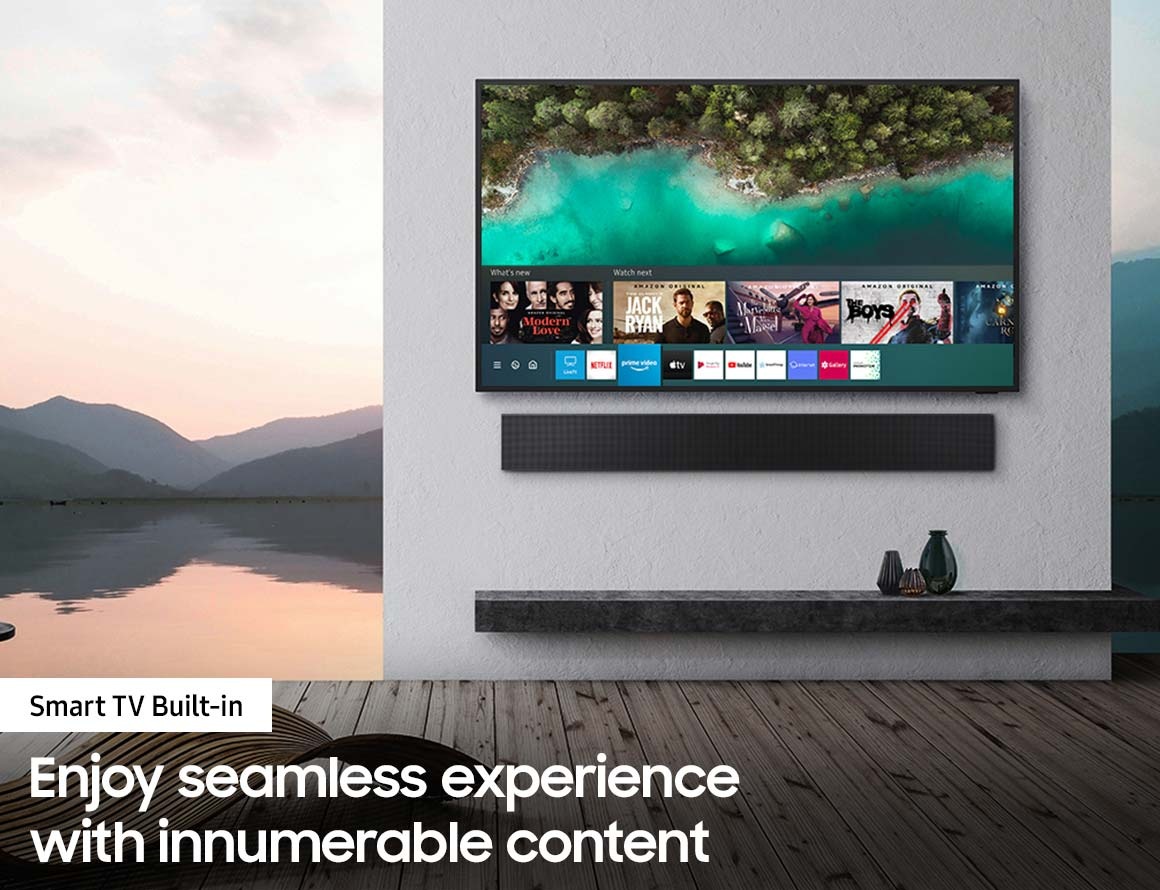 The Terrace TV is providing various Smart TV apps even when it's outside