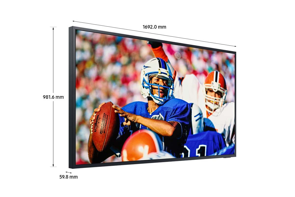 Dimension of Samsung The Terrace LST9T 65" for outdoor use