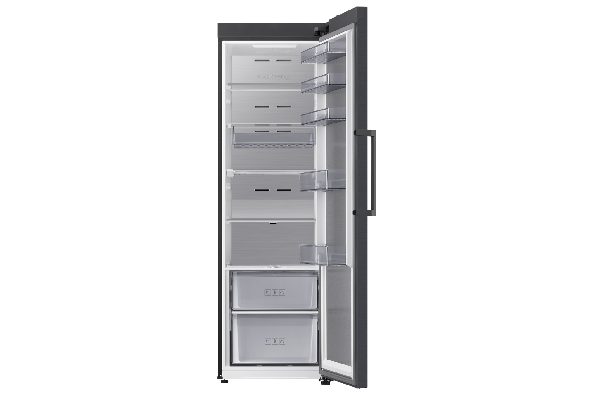 Tall One Door RI80H/24 AI precise cooling 387L Front-Open Black 