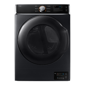 Laundry Dryer with Big Capacity and Durability Front-Display Black 