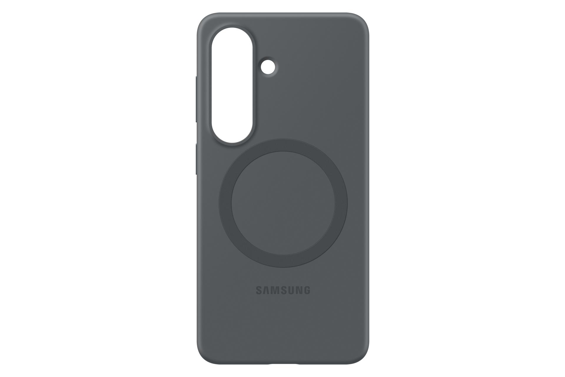Silicone Magnet Case สำหรับ Galaxy S26 Front2 Black 