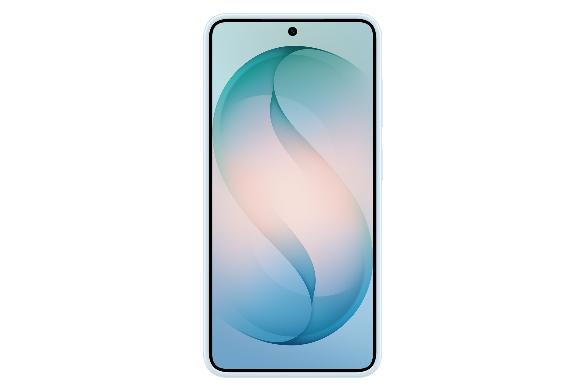 Silicone Magnet Case สำหรับ Galaxy S26 Back Light Blue 