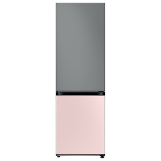 ตู้เย็น 2 ประตู มุมมองด้านหน้า ตู้เย็น Bespoke สีชมพู Glam Pink