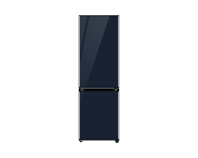 ตู้เย็น BESPOKE 2 ประตู ด้านบน สี Glam Navy ด้านล่าง สี Glam Navy