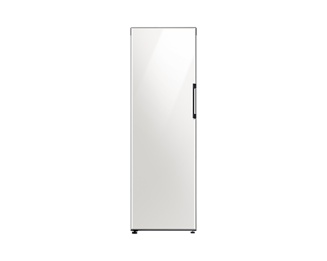 ตู้เย็น BESPOKE 2 ประตู ด้านบน สี Glam White ด้านล่าง สี Glam White