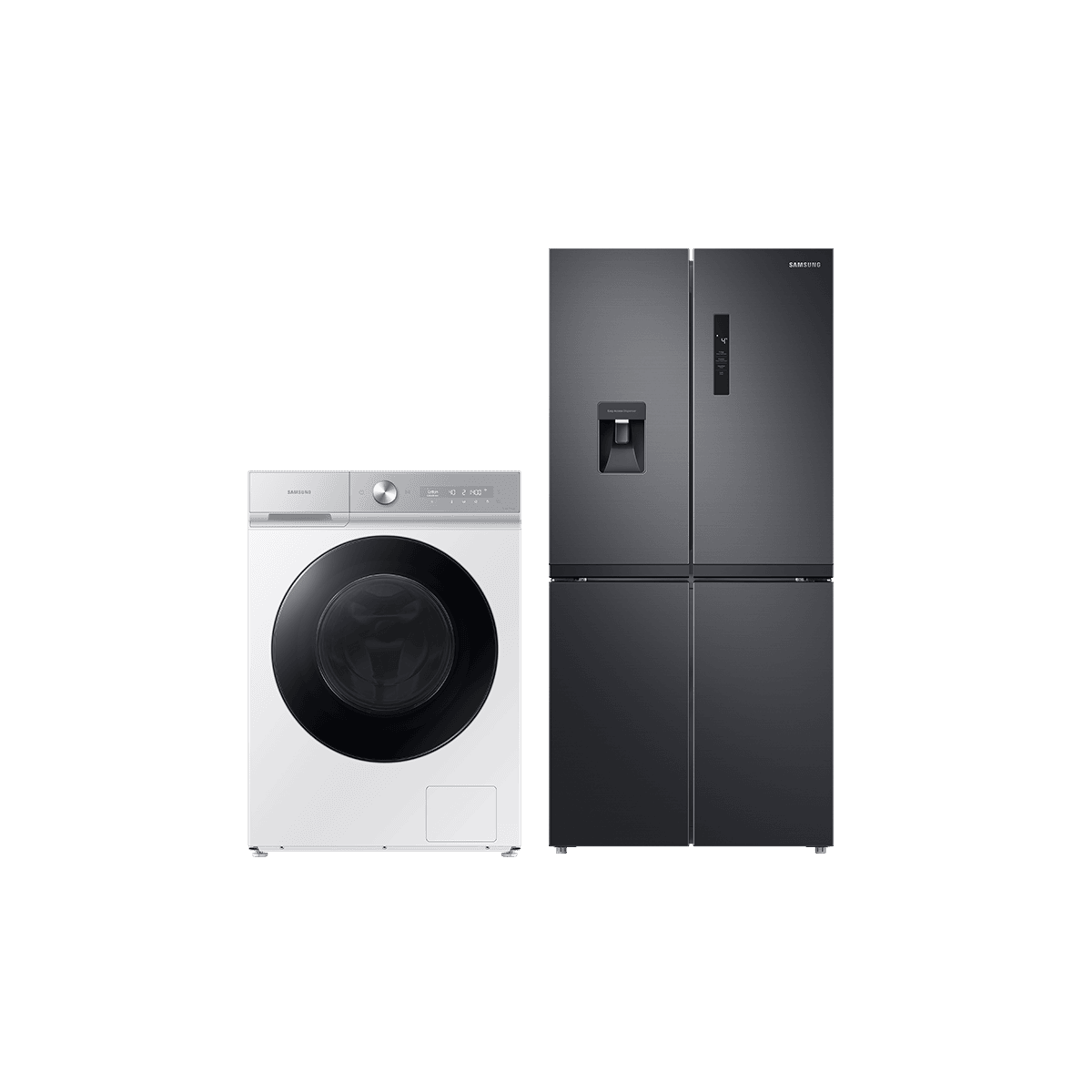 เครื่องซักผ้าและอบผ้า WD13BB944DGHST + ตู้เย็น Multidoor RF48A4010B4/ST Essential White