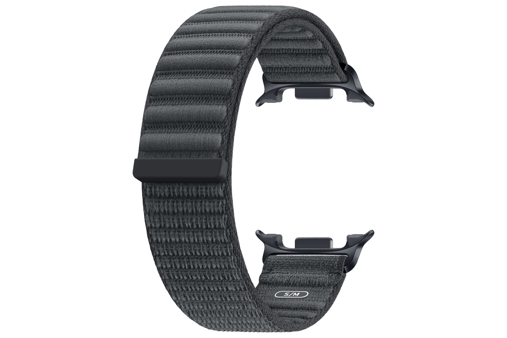 Fabric Band (S/M) for Galaxy Watch9 (Watch8) Back-Perspective Black 