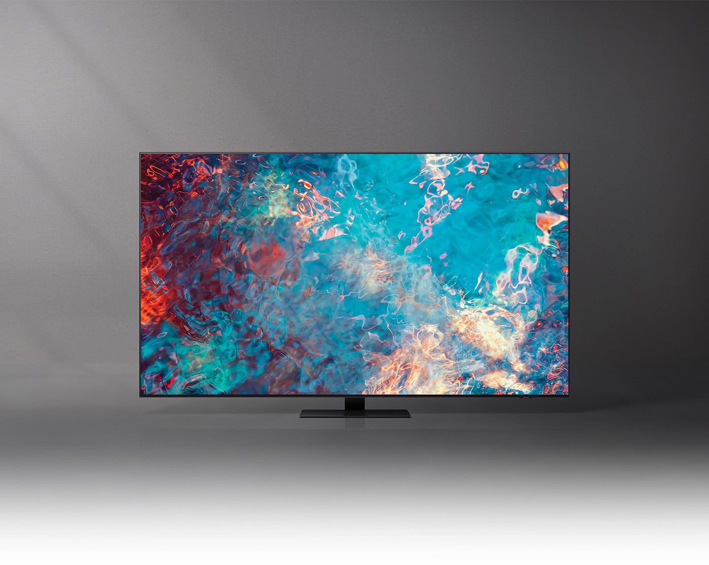 QN85A displays intricately blended color graphics which demonstrate long-lasting colors of Quantum Dot technology.