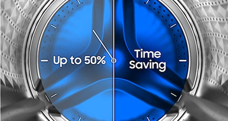 Spend 50% less time washing