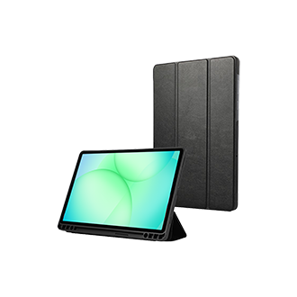 Galaxy Tab A11 Book Cover SMAPP ด้านหน้า สี Black