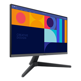 Essential Monitor S3 S330C FHD 100Hz ไดนามิกด้านซ้าย สีดำ