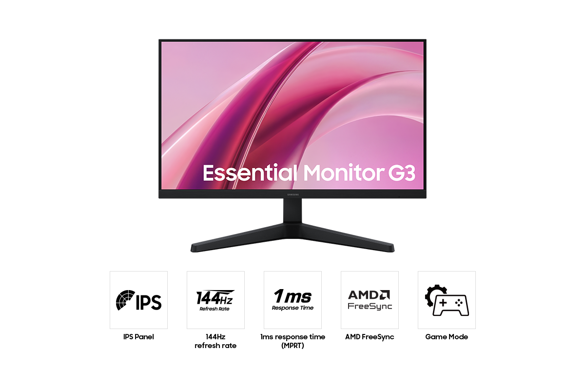 24" Essential Monitor G3 G31H FHD 144Hz Black