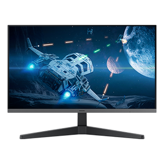 Essential Monitor S3 S330C FHD 100Hz ด้านหน้า สีดำ