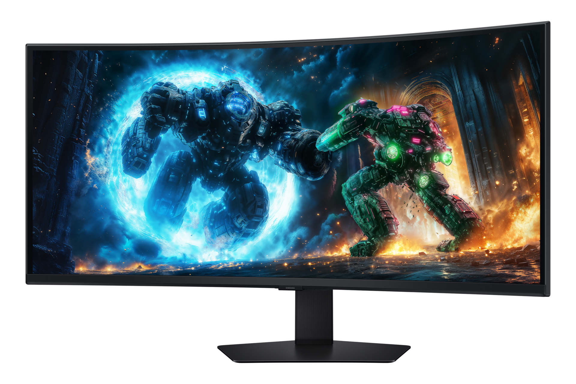 40" Odyssey G7 G75F WUHD 180Hz Gaming Monitor Swivel1 Black 