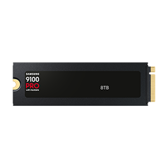 9100 PRO PCIe 5.0 NVMe M.2 SSD Back Black 