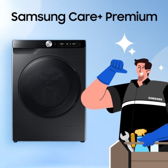 Samsung Care+ Premium บริการสุดพิเศษสำหรับล้างเครื่องซัก-อบผ้า 2 ครั้ง พร้อมแถมฟรีประกัน 4 ปี