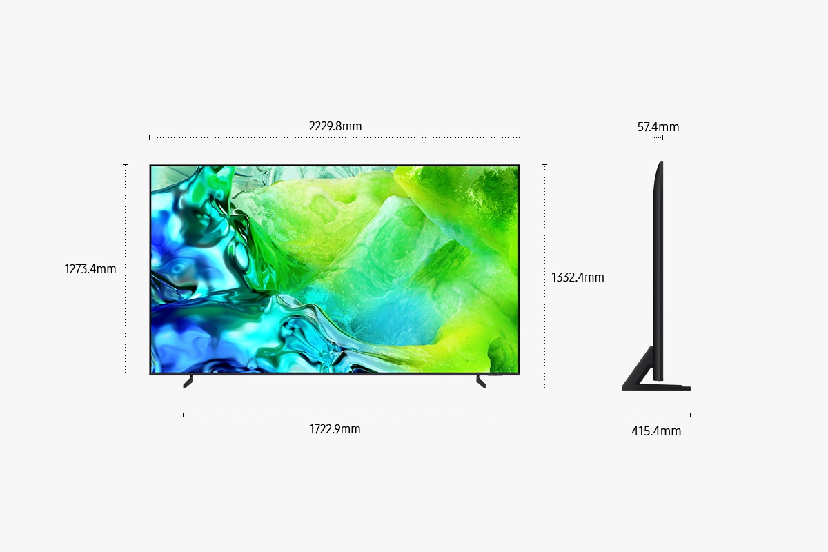 100" Neo QLED QN80H 4K Samsung Vision AI Smart TV (2026) Titanium Black