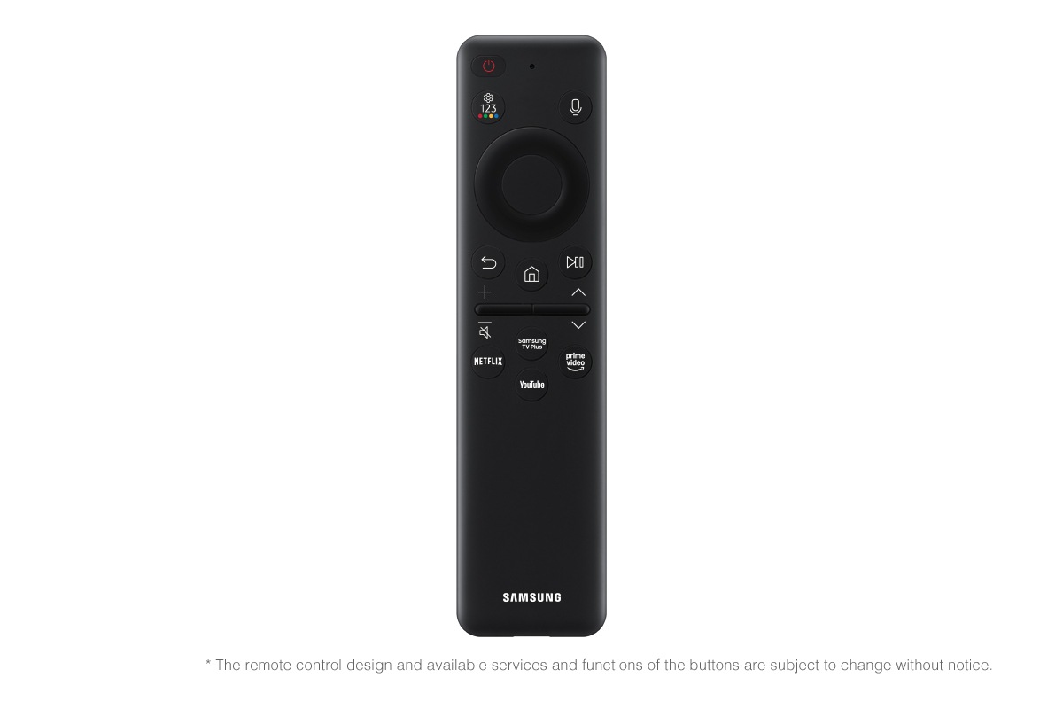 รีโมทคอนโทรล Samsung Solarcell ที่สามารถควบคุม Samsung 2026 OLED S85H ได้