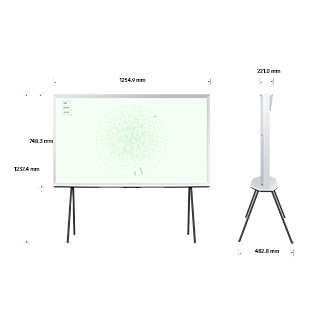 [ขนาดของ Sáms~úñg T~hé Sé~ríf พร้อมขาตั้งแบบตั้งต่ำที่เรียบง่าย]