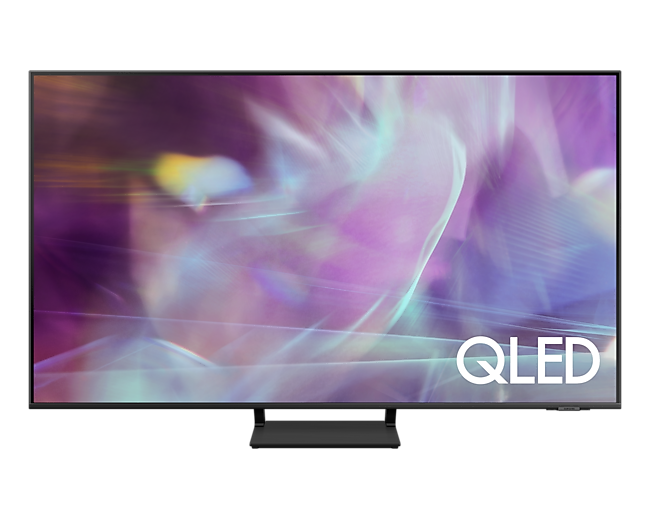 ภาพด้านหน้าของตัวทีวี 55 นิ้ว  Q65A QLED 4K Smart TV (2021)